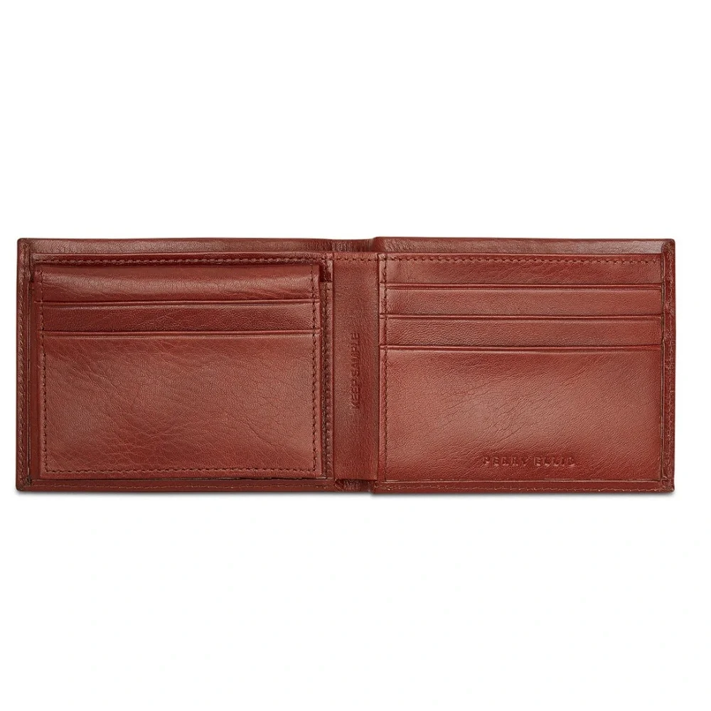 NWT Perry Ellis Leather Pass Case & Removable Card Case